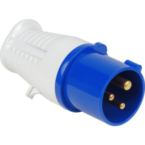 32A INDUSTRIAL PLUG WITH 2.5M OF 4MM2 CABLE