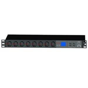 8-WAY INTELLIGENT PDU, IEC C13, WITH LOCAL & REMOTE MONITORING AND CONTROL.