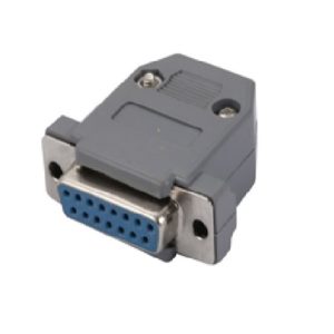 DB 15 FEMALE CONNECTOR + HOOD