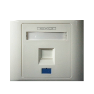 1 WAY BS CAT5+ FACEPLATE  NEXION