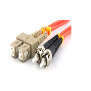 1M DUPLEX  F. OPTIC CABLE ST/SC M/M