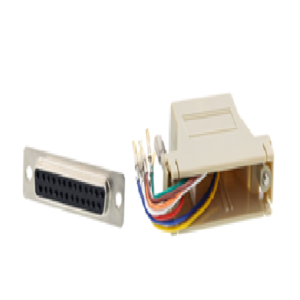 RJ 45- DB25 FEMALE