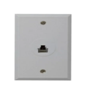 SINGLE RJ45 W. OUTLET (AMERICAN SPEC)