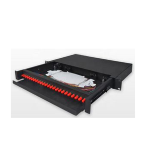 24-PORT FIBER OPTIC PATCH PANEL  -ST (DELUXE)